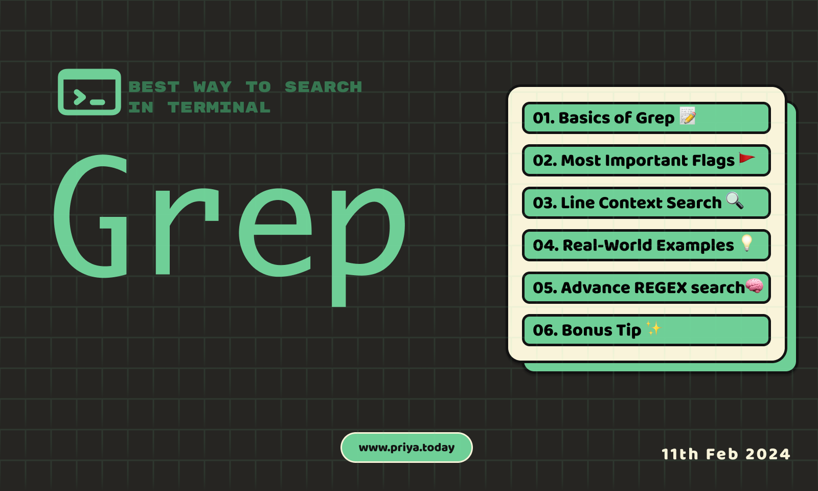 GREP - A Practical Guide 🚀
